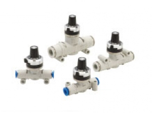 Needle valve with adjusting dial DVL