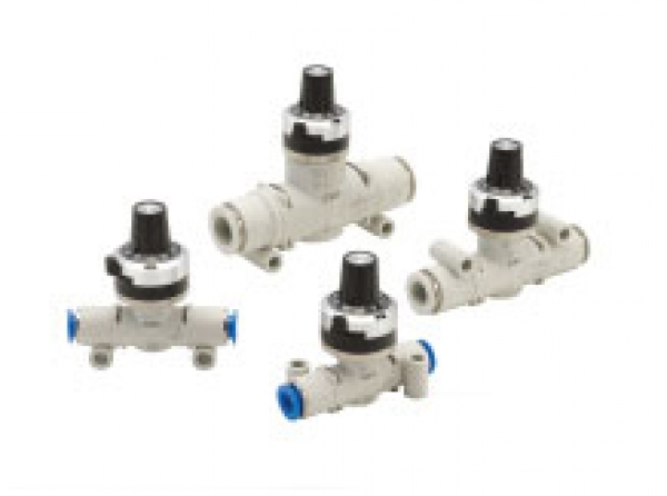 Needle valve with adjusting dial DVL