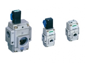 Pilot operated solenoid valve, external pilot air operated poppet valve NP_NAP_NVP