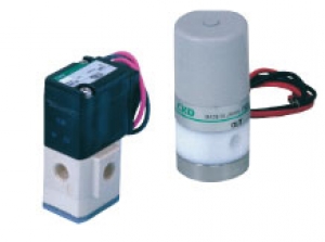 Metal free chemical 2,3,port solenoid valve