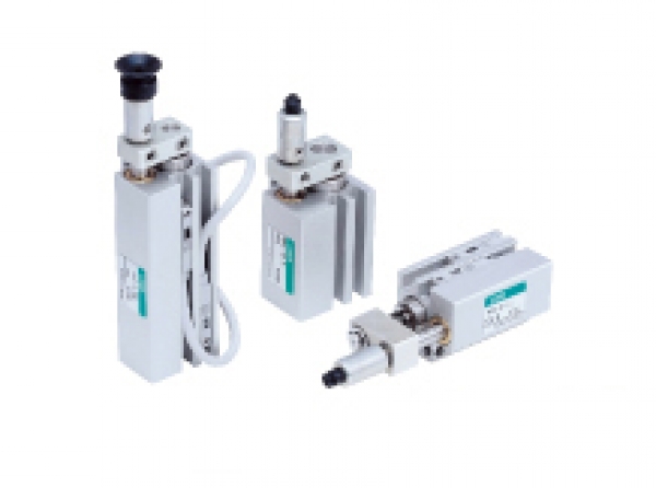 Small cylinder with vacuum pad MVC